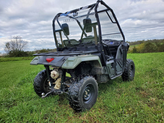 Honda Pioneer 500-520-Lexan Back Panel w-Vent & Soft Lower Panel Options - 3 Star UTV