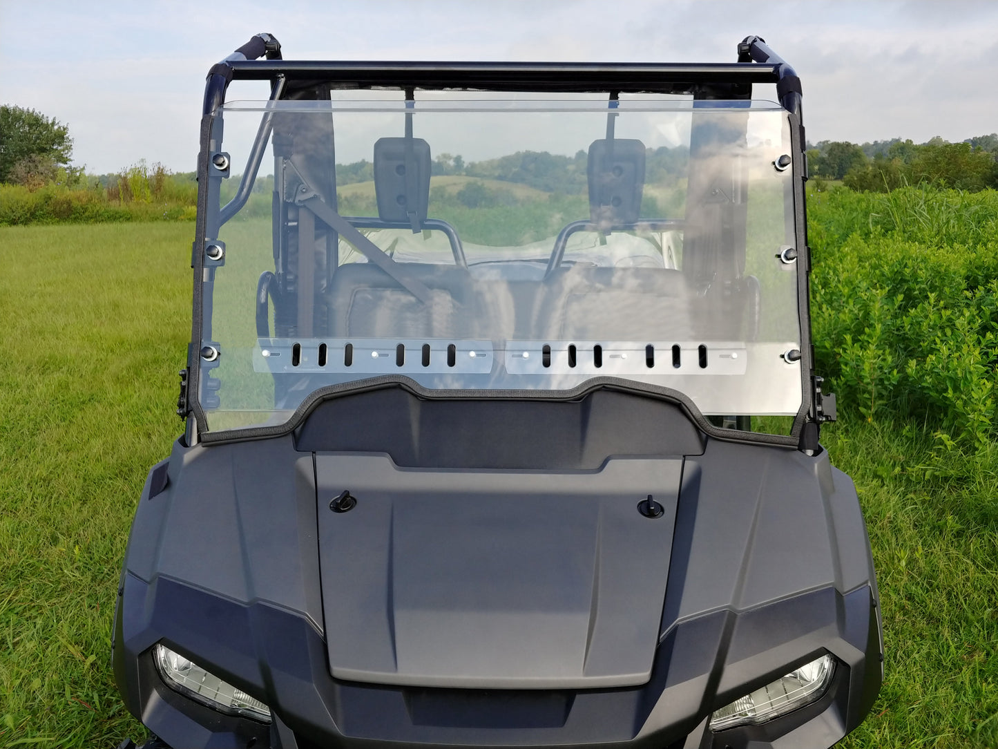 Honda Pioneer 700 - 2 Pc Scratch-Resistant Windshield - 3 Star UTV