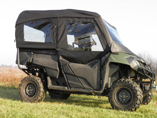 Honda Pioneer 700 4-Seater - Full Cab Enclosure with Vinyl Windshield - 3 Star UTV