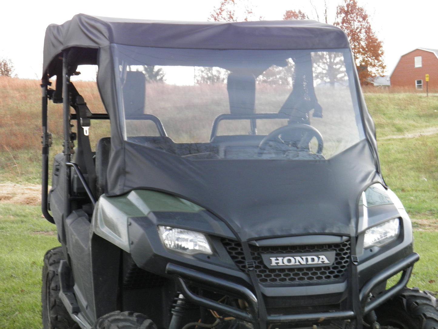 Honda Pioneer 700 4-Seater - Vinyl Windshield-Top-Rear Combo - 3 Star UTV