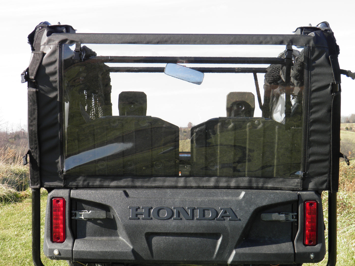 Honda Pioneer 700 4-Seater - Vinyl Windshield/Top/Rear Combo - 3 Star UTV