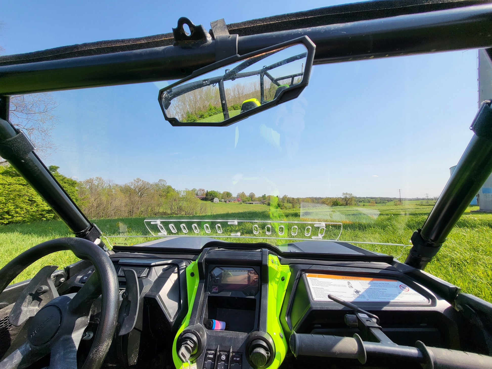 Honda Talon 4-Seater 1 Pc Windshield - 3 Star UTV