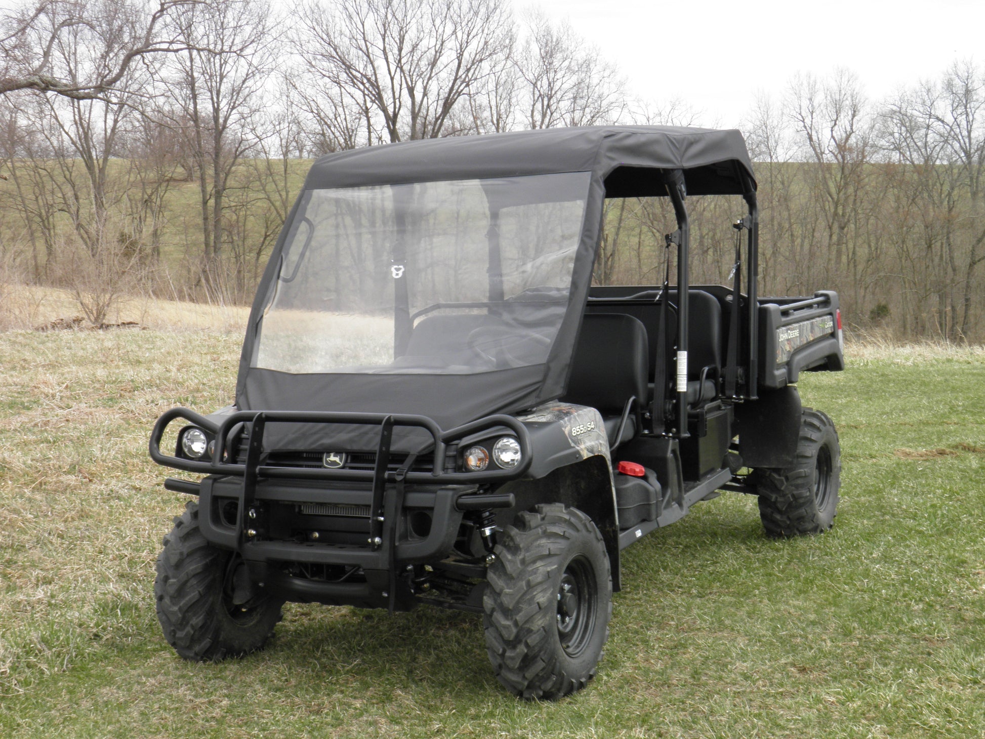 John Deere 550 - 4 Seater - Vinyl Windshield-Top-Rear Combo - 3 Star UTV