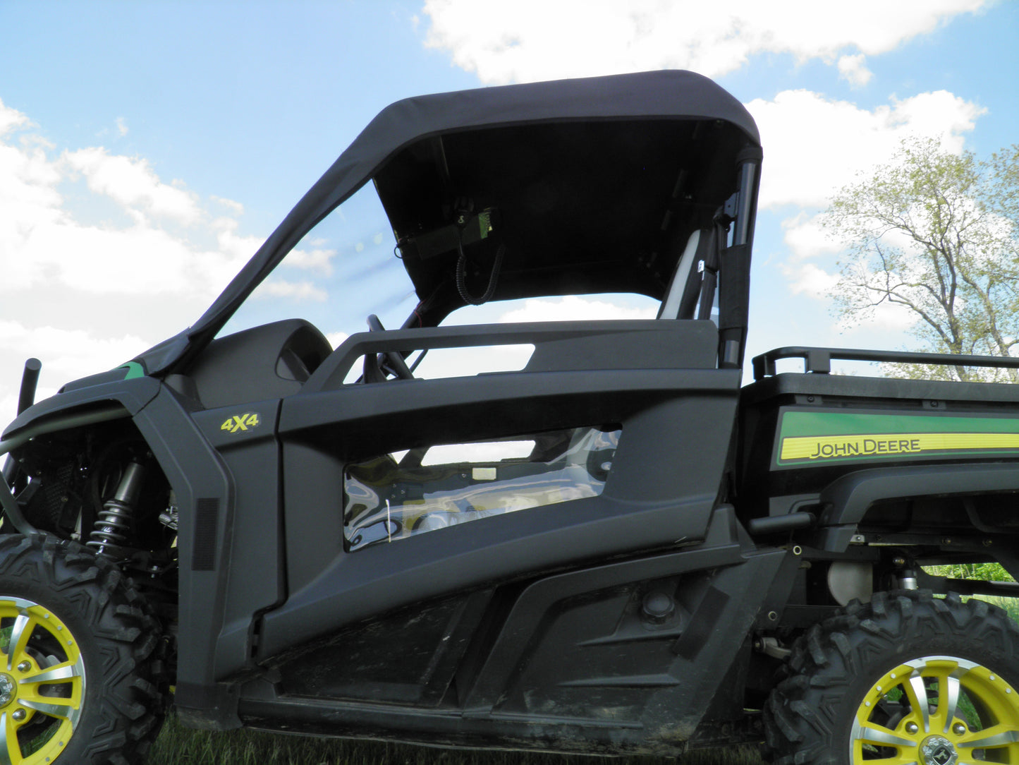 John Deere 550-560-590 - Vinyl Windshield-Top Combo - 3 Star UTV