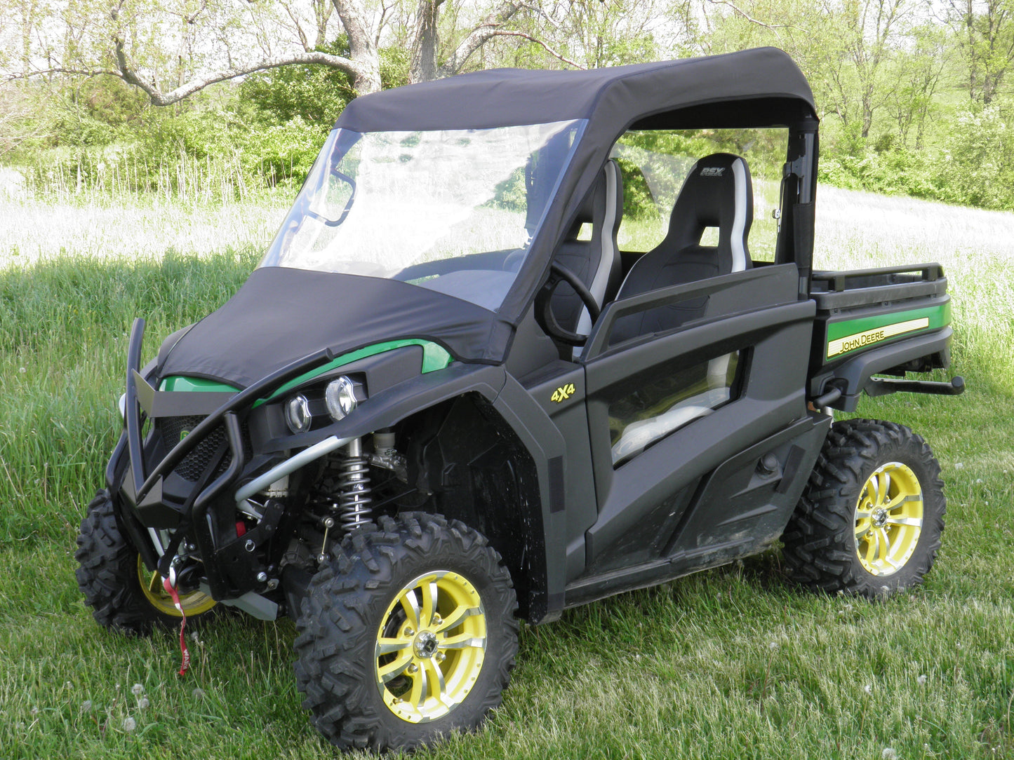 John Deere 850i-860i - Vinyl Windshield-Top-Rear Combo - 3 Star UTV