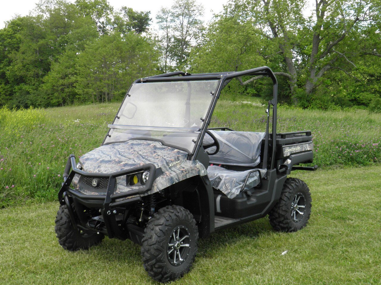 John Deere Gator 550 -560-590 (2 and 4 seater models) - 2 Pc Scratch-Resistant Windshield - 3 Star UTV