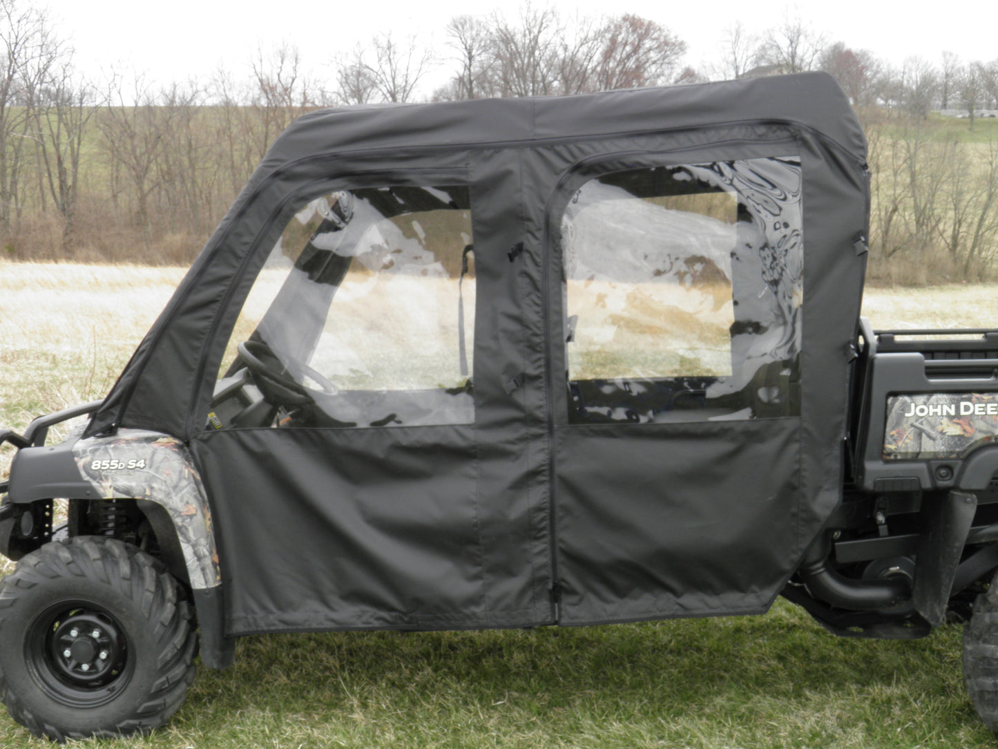 John Deere Gator 550/560/590 4-Seater - Full Cab Enclosure for Hard Windshield - 3 Star UTV