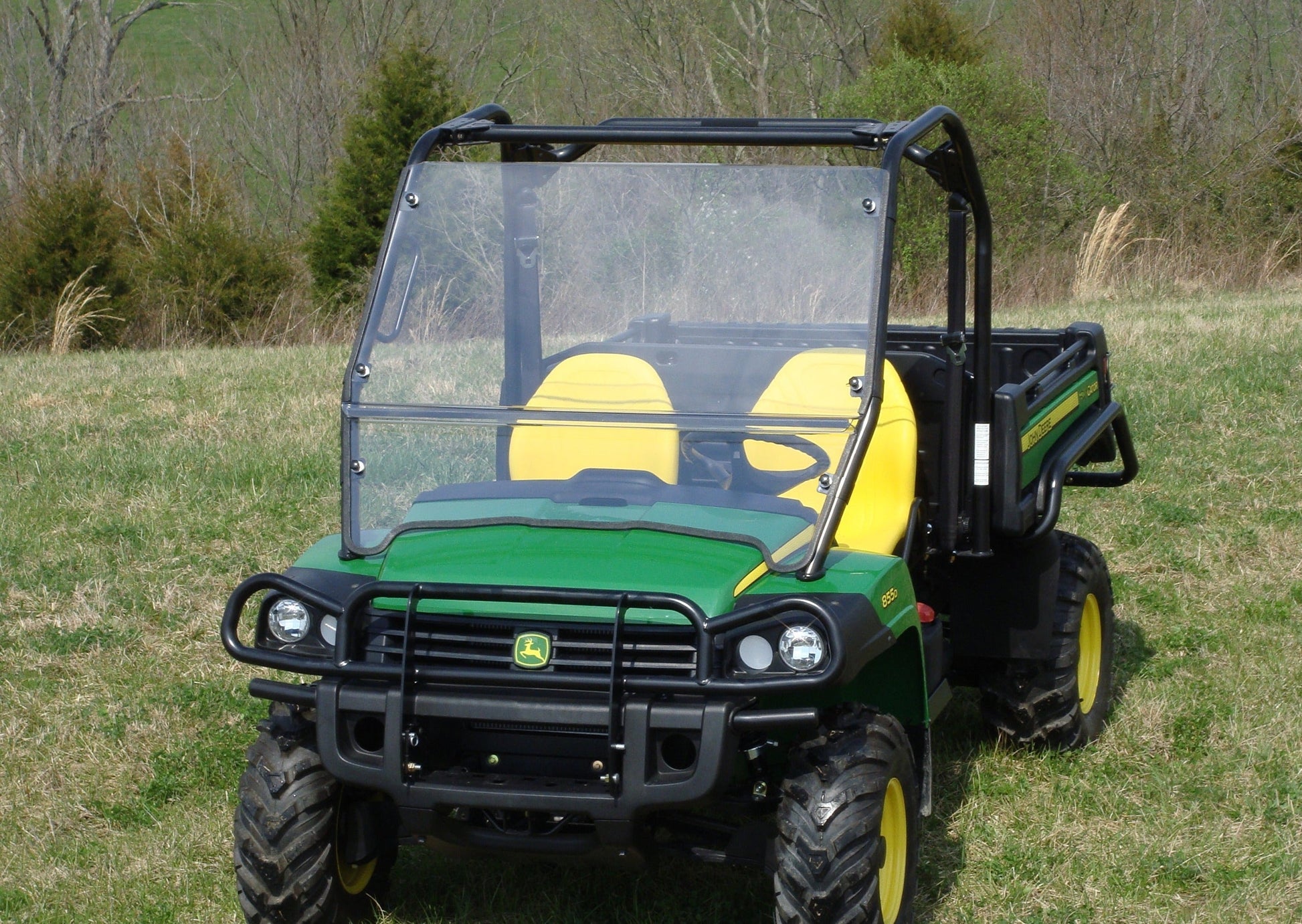 John Deere HPX/XUV (2015+) - 2 Pc Scratch-Resistant Windshield - 3 Star UTV