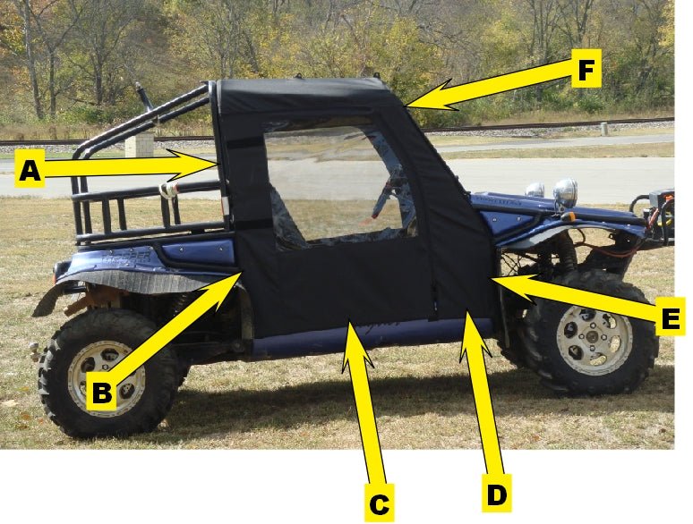 Joyner Trooper T2 - Soft Doors - 3 Star UTV