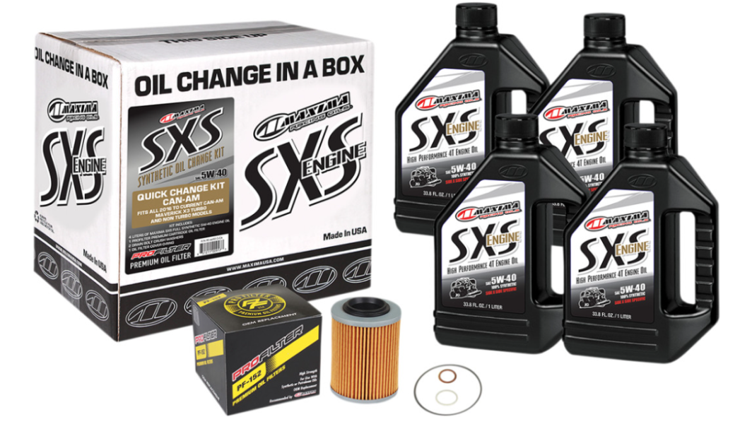 CAN-AM SXS/UTV Synthetic Quick Oil Change Kit - 5W-40