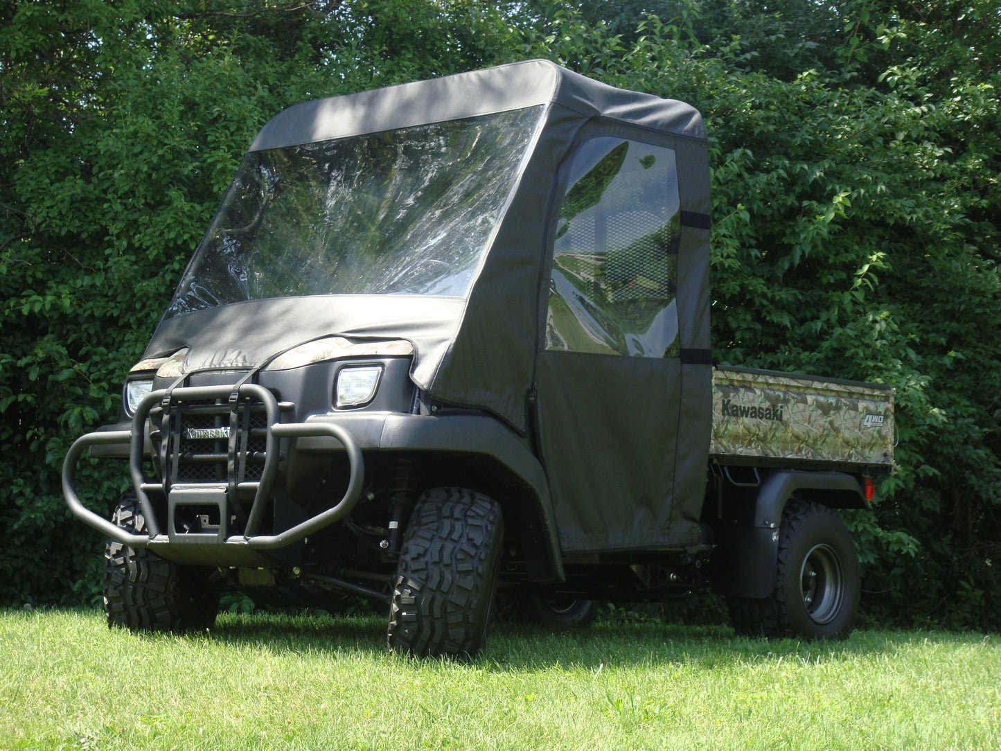 Kawasaki Mule 3000-3010 - Full Cab Enclosure with Vinyl Windshield - 3 Star UTV