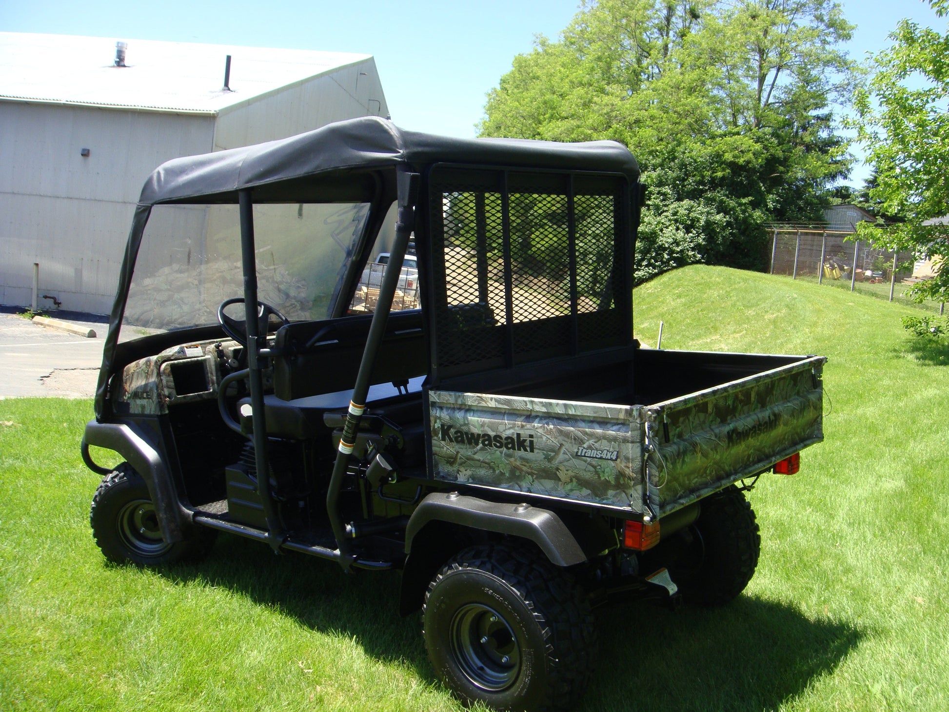 Kawasaki Mule 3000-3010 Trans - Vinyl Windshield-Top-Rear Combo - 3 Star UTV