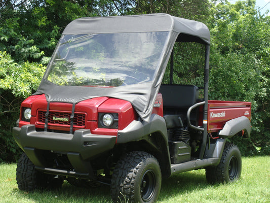 Kawasaki Mule 4000-4010 - Vinyl Windshield-Top Combo - 3 Star UTV