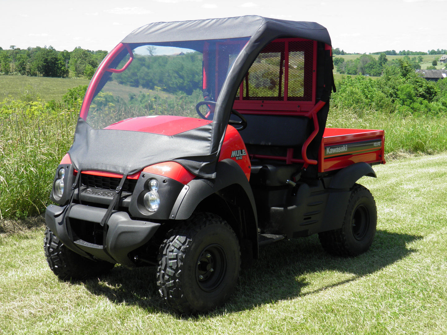 Kawasaki Mule SX - Vinyl Windshield-Top-Rear Combo - 3 Star UTV