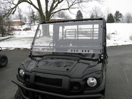 Kawasaki Pro FX - 2 Pc Scratch Resistant Windshield - 3 Star UTV