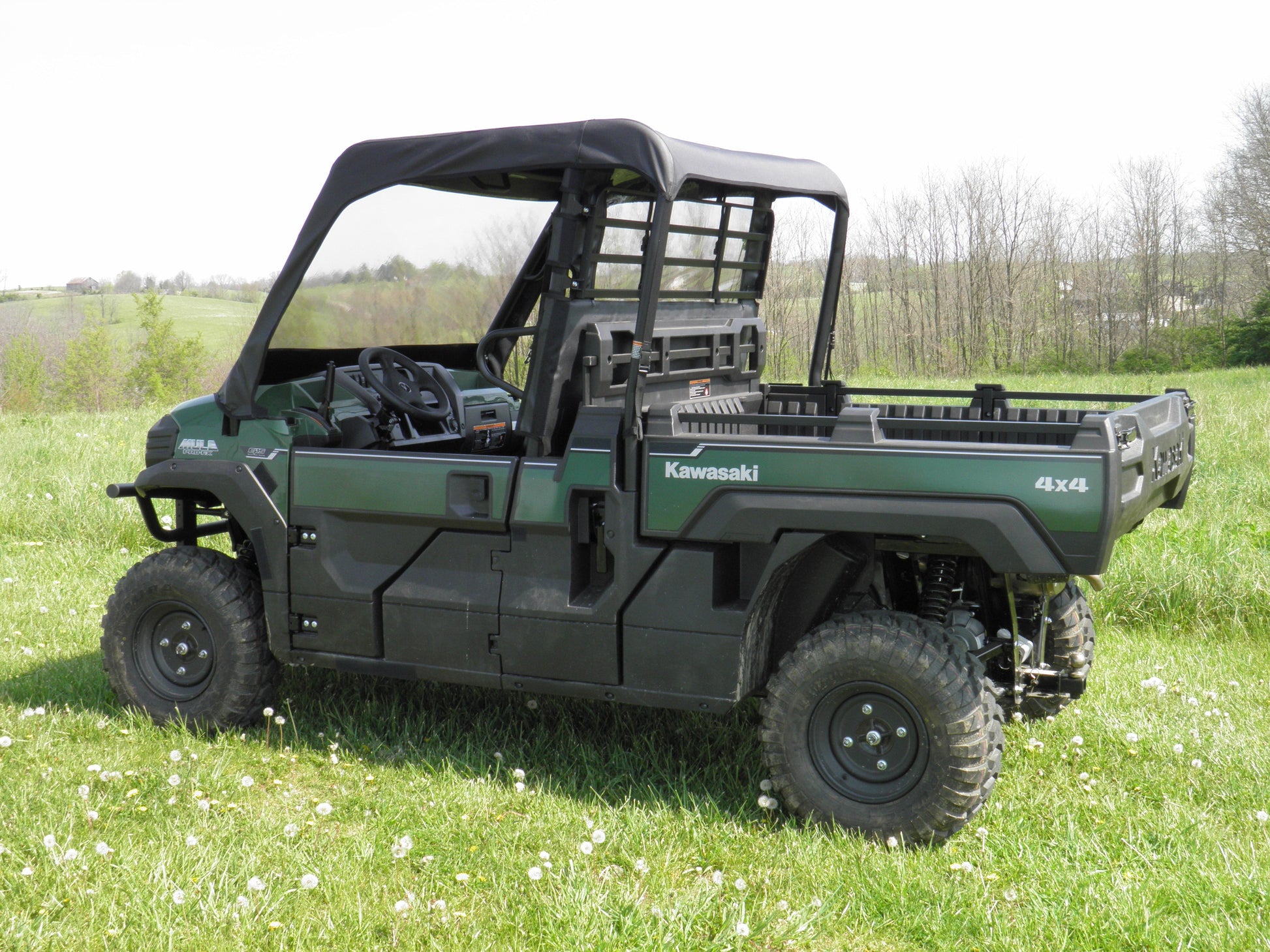 Kawasaki Pro FX - Vinyl Windshield-Top-Rear Combo - 3 Star UTV