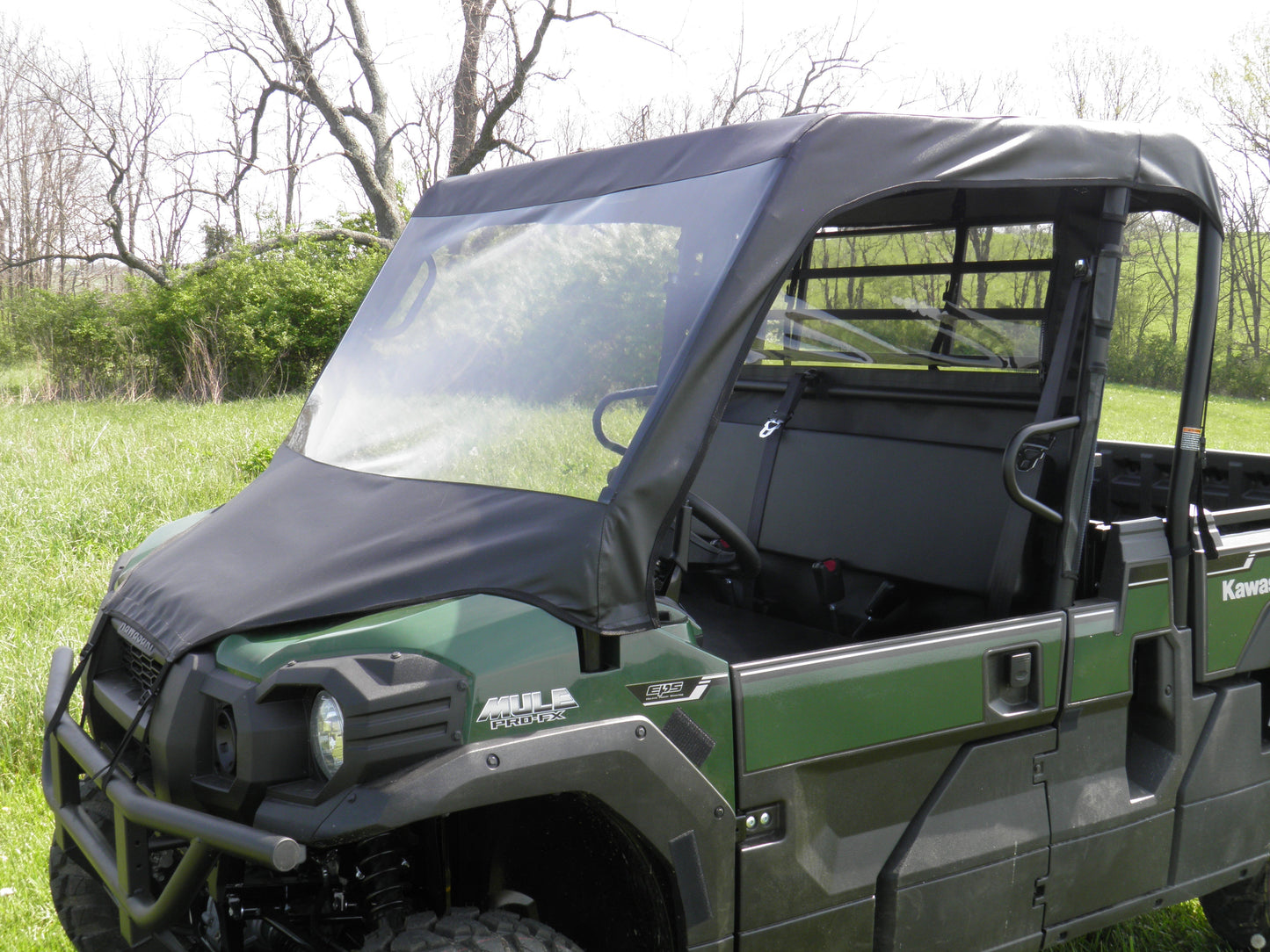 Kawasaki Pro FX - Vinyl Windshield-Top-Rear Combo - 3 Star UTV