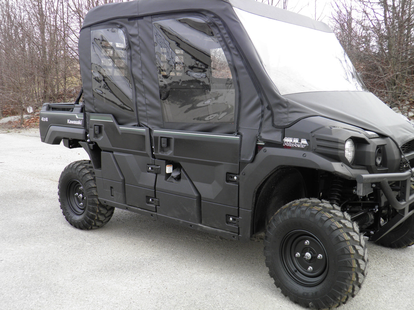 Kawasaki Pro FXT - Full Cab Enclosure with Vinyl Windshield (Full Doors) - 3 Star UTV