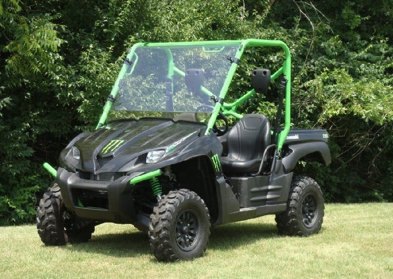 Kawasaki Teryx 750 - 1 Pc Vented Windshield w/Clamp and Hard Coat Options - 3 Star UTV