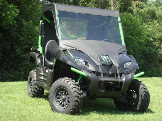 Kawasaki Teryx 750 - Vinyl Windshield/Top Combo - 3 Star UTV