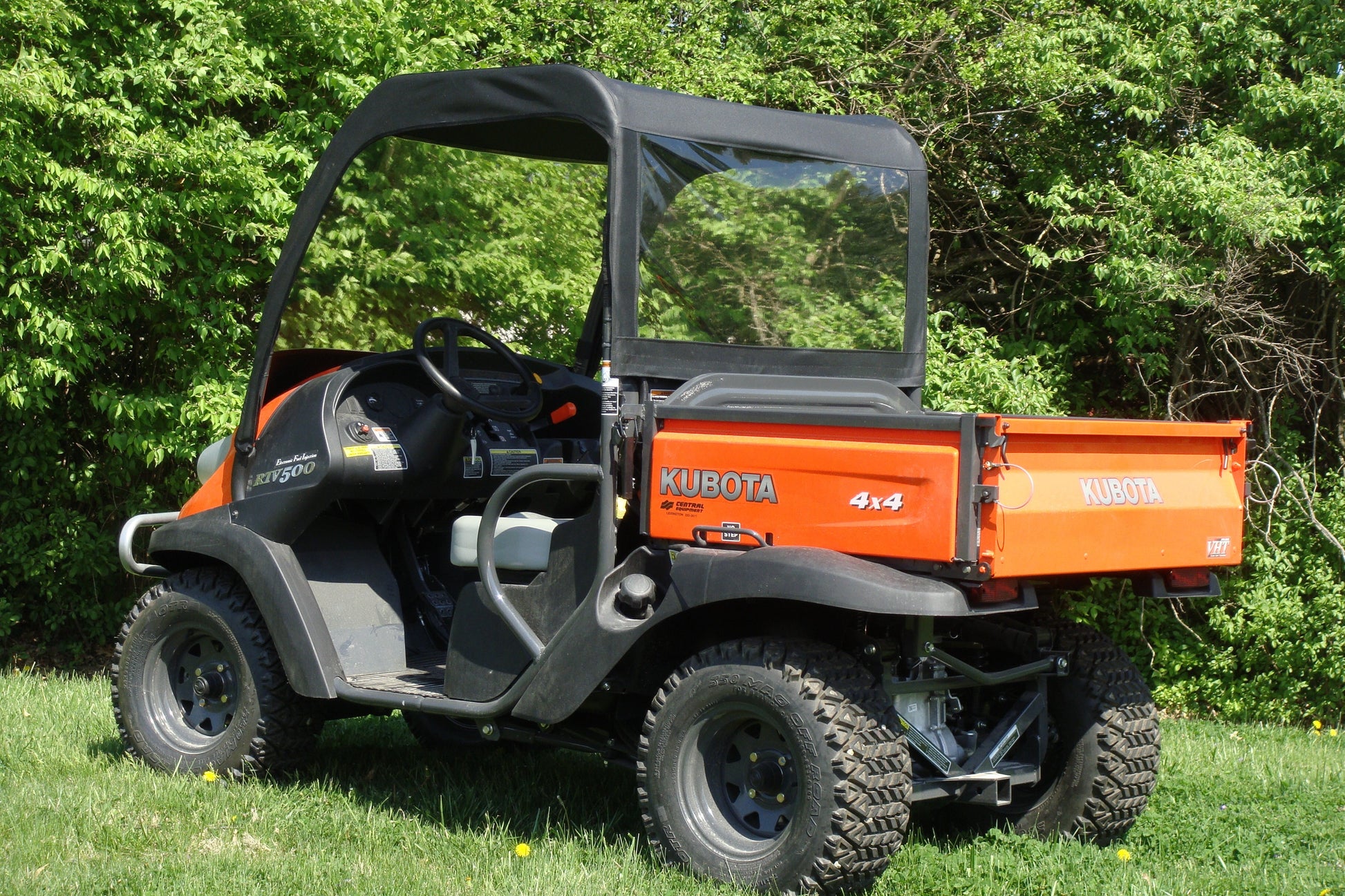 Kubota RTV 400-500-520 - Vinyl Windshield-Top-Rear Combo - 3 Star UTV