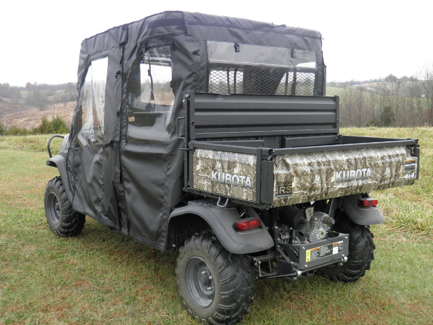 Kubota RTV X 1140 Full Cab Enclosure with Vinyl Windshield - 3 Star UTV