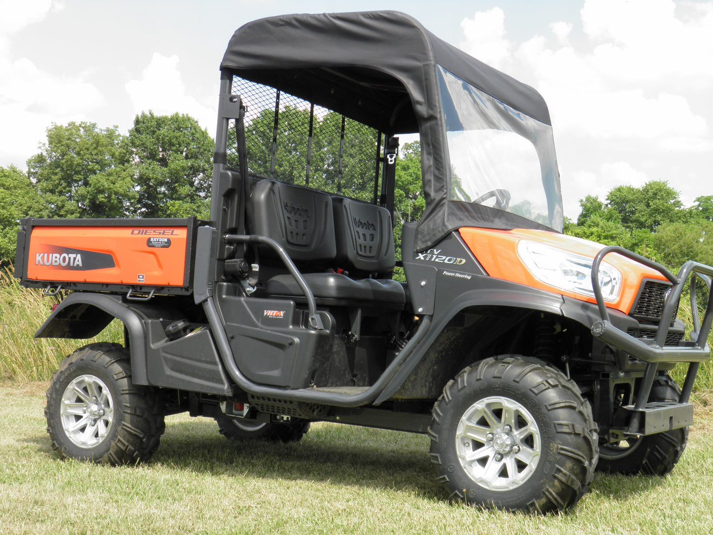 Kubota RTV X900-1120 Vinyl Windshield-Top Combo - 3 Star UTV