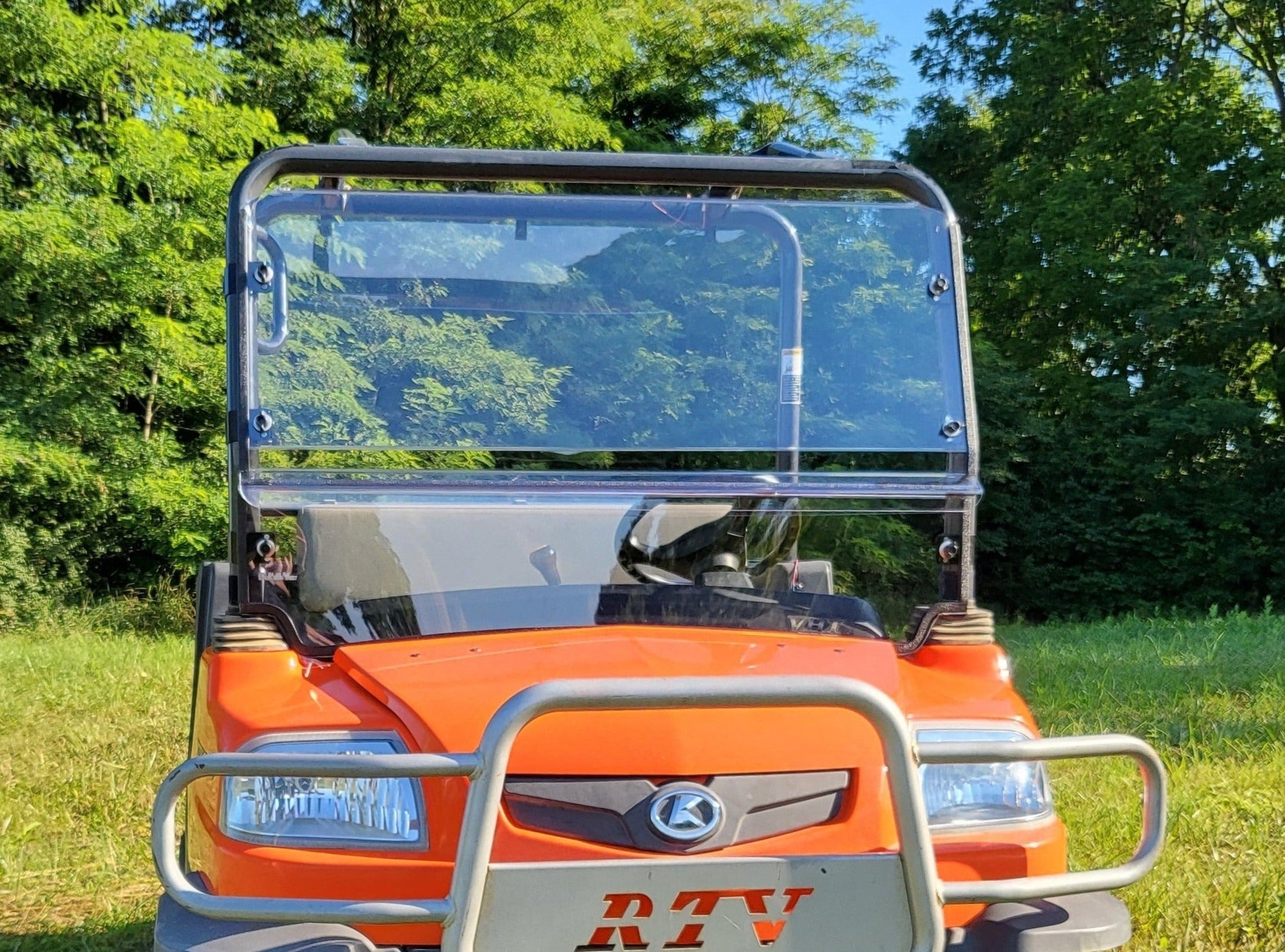 Kubota RTV900/1120-2 Pc Windshield w-Hard Coat, Clamp, and Vent Options - 3 Star UTV