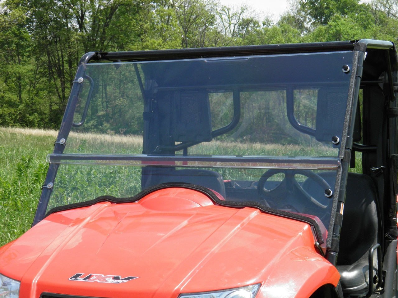 KYMCO 500 2-Pc Vented Scratch-Resistant Windshield - 3 Star UTV