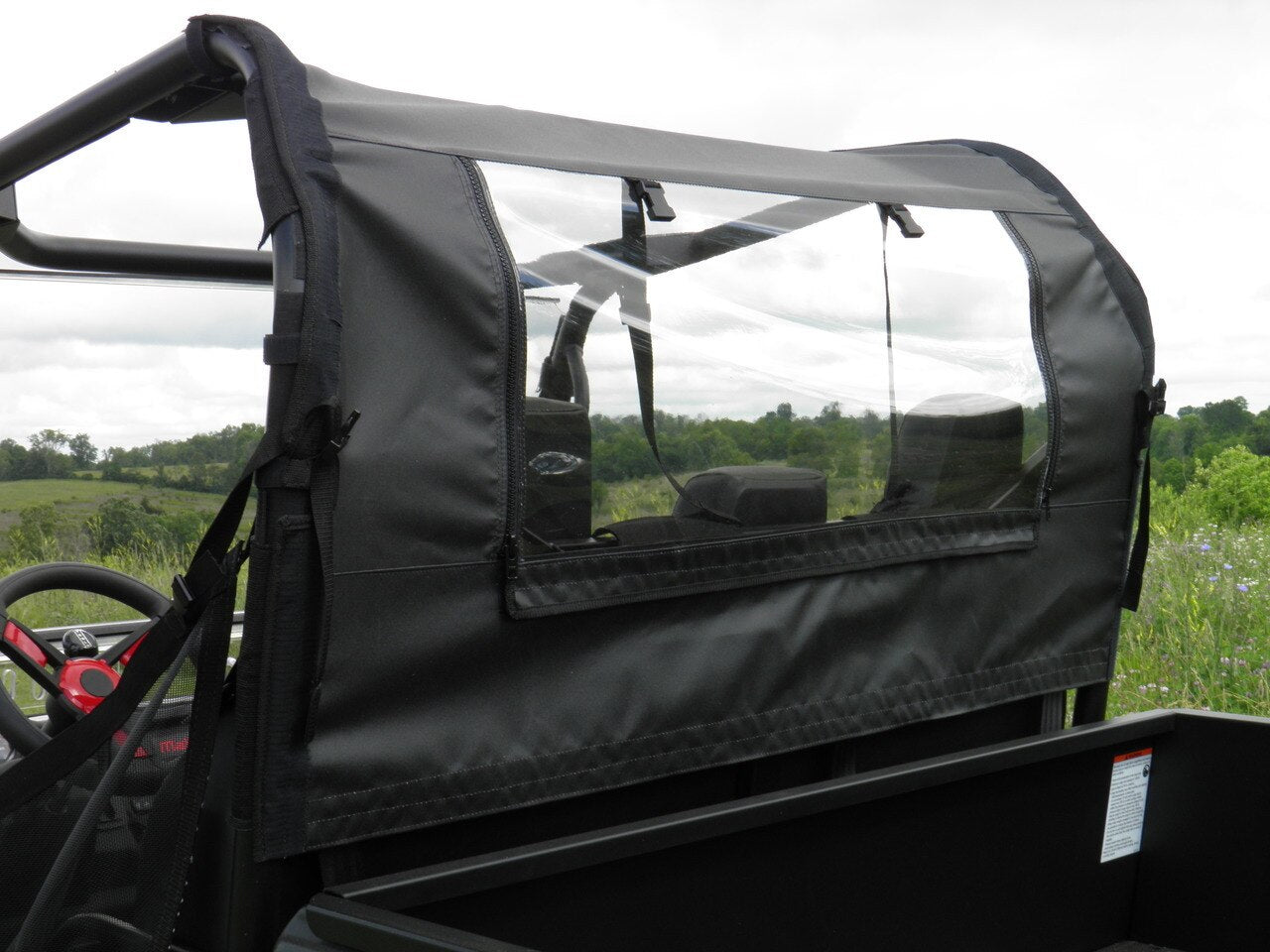 Mahindra XTV Soft Back Panel with Optional Zip Rear Window - 3 Star UTV