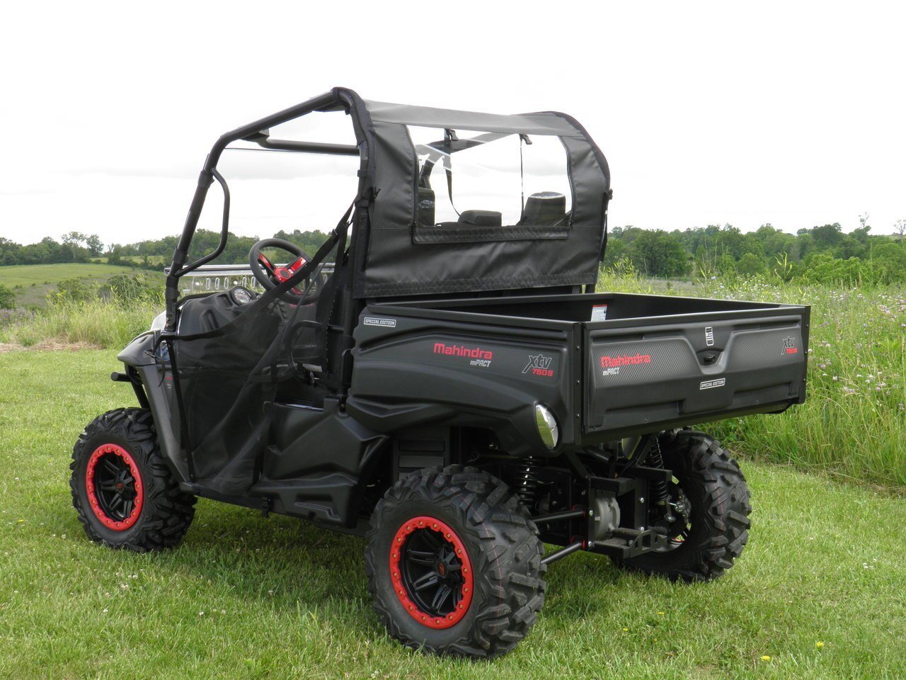 Mahindra XTV Soft Back Panel with Optional Zip Rear Window - 3 Star UTV