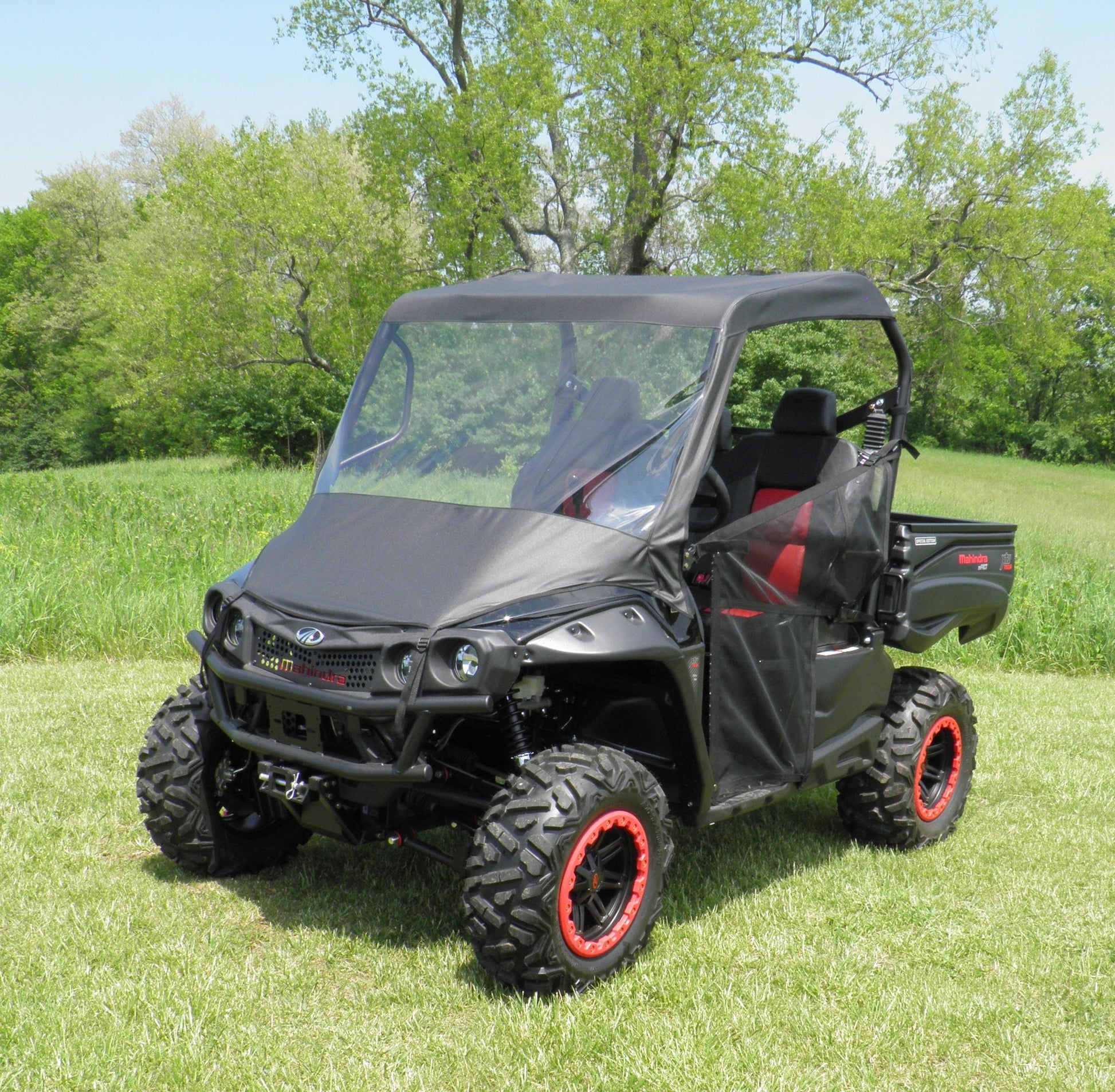 Mahindra XTV-Vinyl Windshield- Top Combo - 3 Star UTV