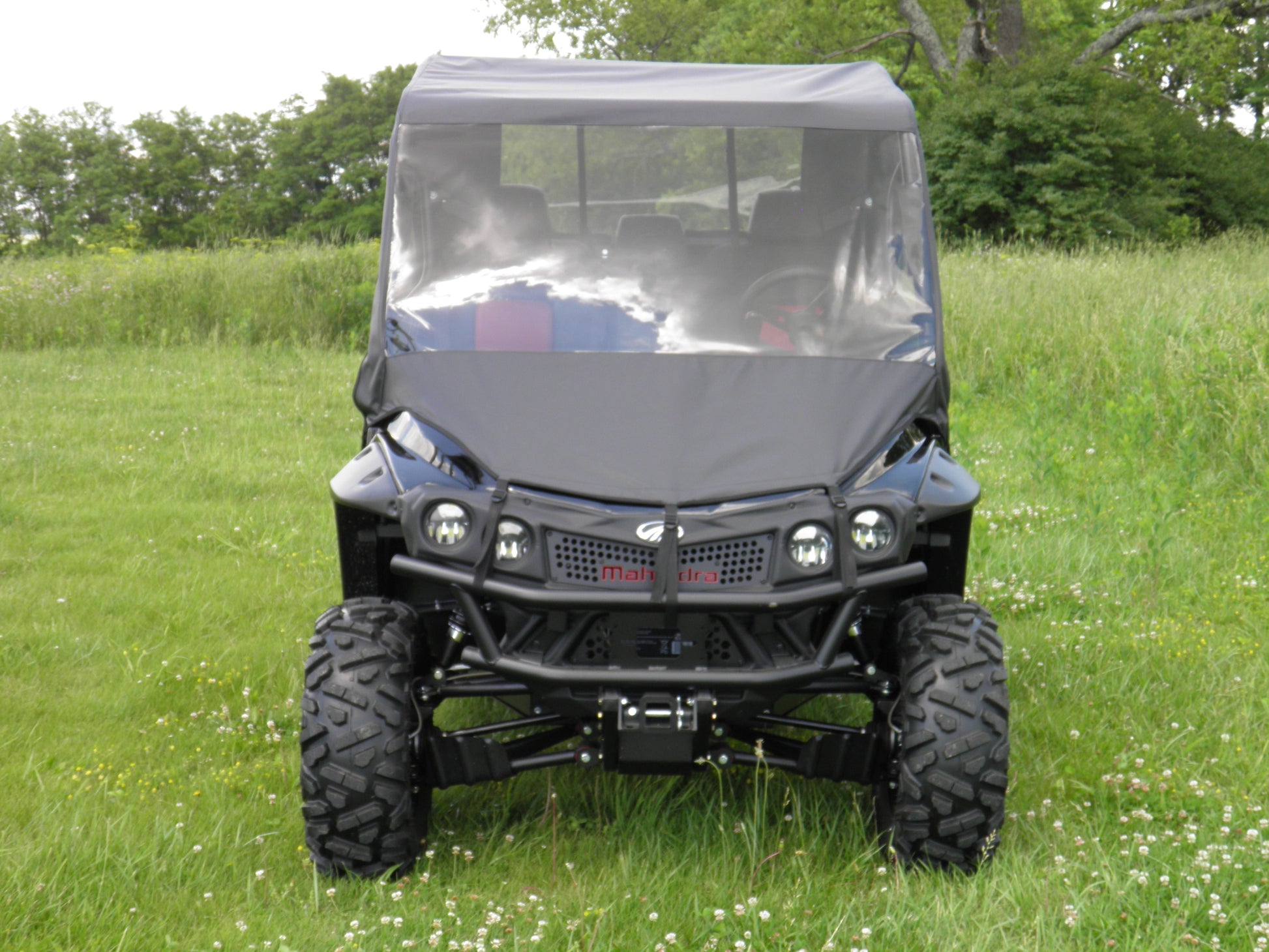 Mahindra XTV-Vinyl Windshield- Top Combo - 3 Star UTV