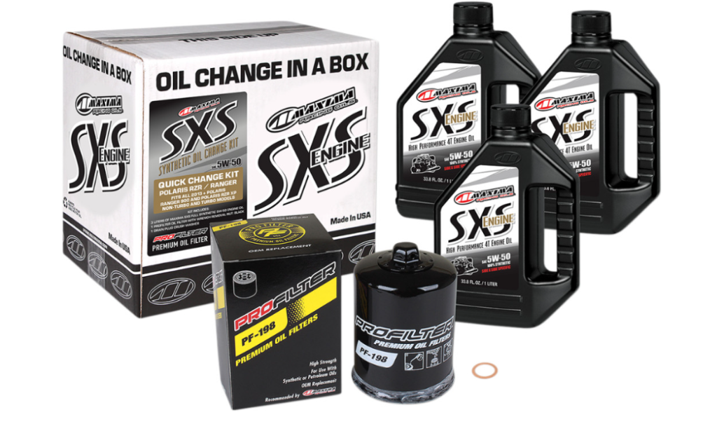 POLARIS SXS/UTV Synthetic Quick Oil Change Kit - 10W-50