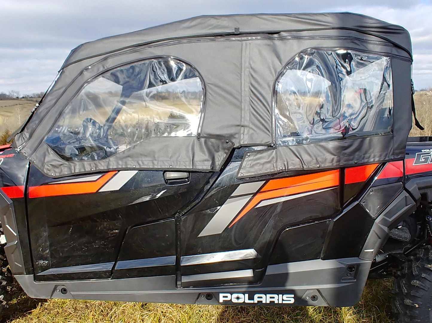 Polaris General Crew-Full Cab for Hard Windshield - 3 Star UTV
