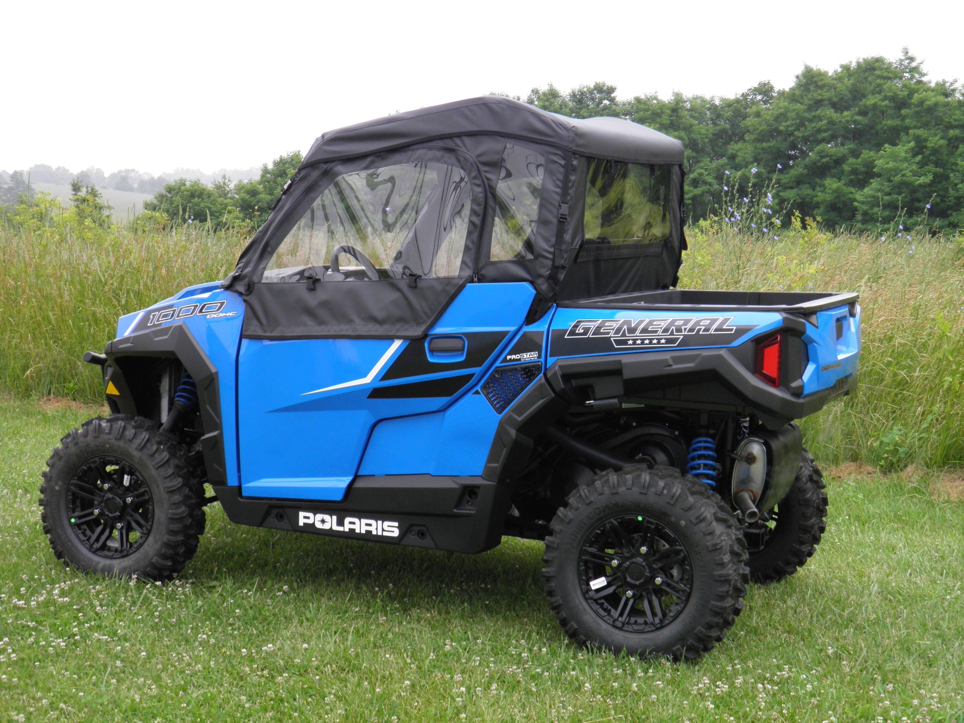 Polaris General Full Cab for Hard Windshield - 3 Star UTV