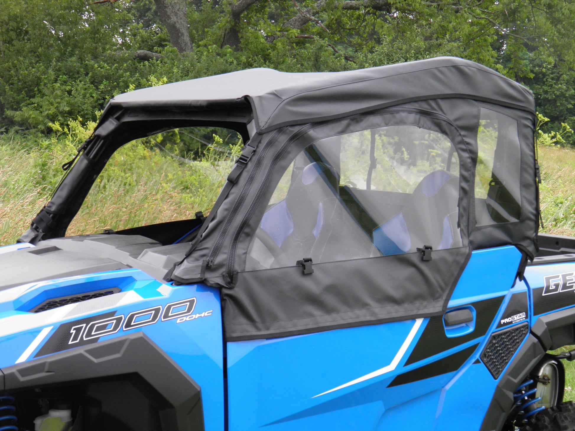 Polaris General Full Cab for Hard Windshield - 3 Star UTV