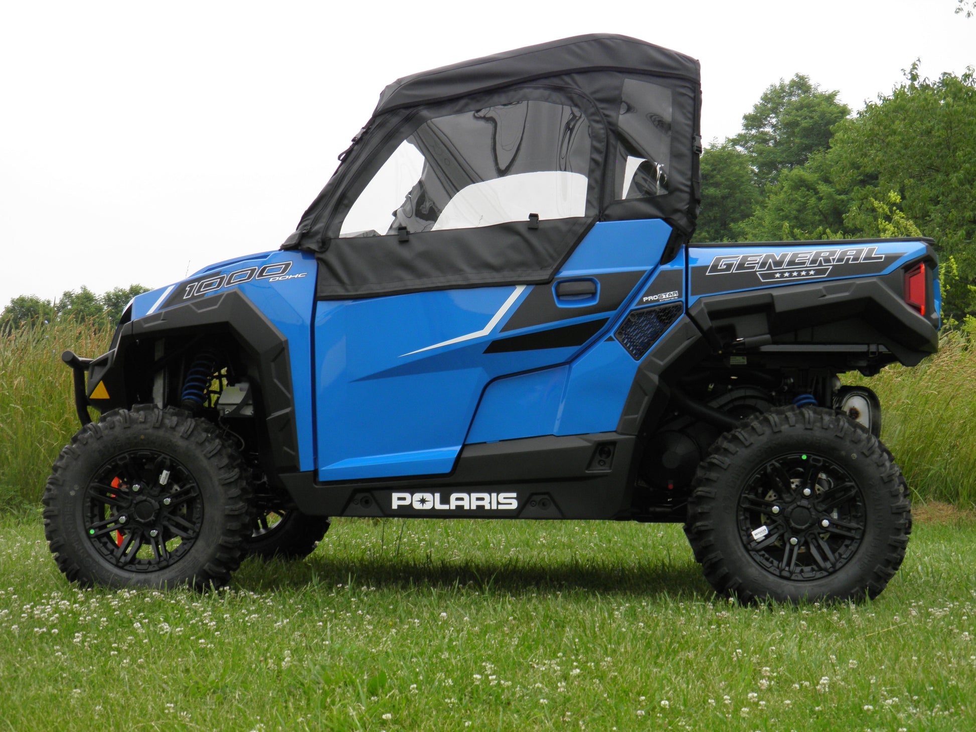 Polaris General Full Cab for Hard Windshield - 3 Star UTV