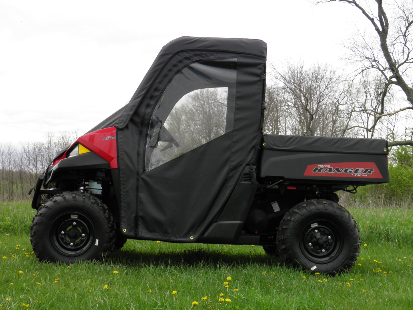 Polaris Mid-Size Ranger 2-Seater-Full Cab Enclosure with Vinyl Windshield - 3 Star UTV