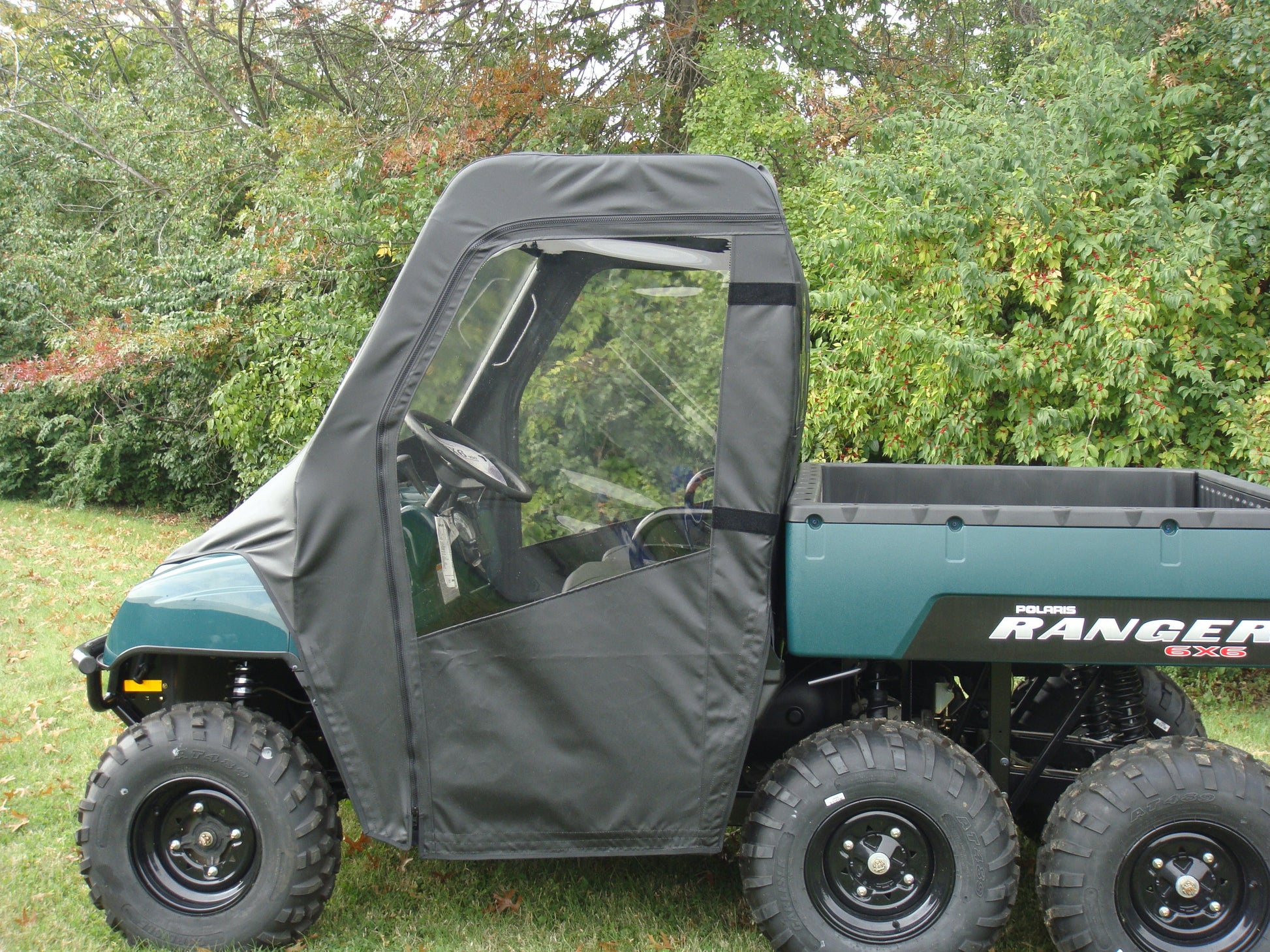 Polaris Ranger 2-Passenger 500-700 (2002-2008) Full Cab Enclosure with Vinyl Windshield - 3 Star UTV