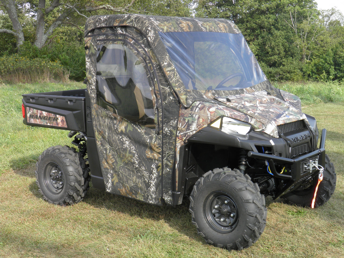 Polaris Ranger 900-1000 - Full Cab Enclosure w- Vinyl Windshield - 3 Star UTV