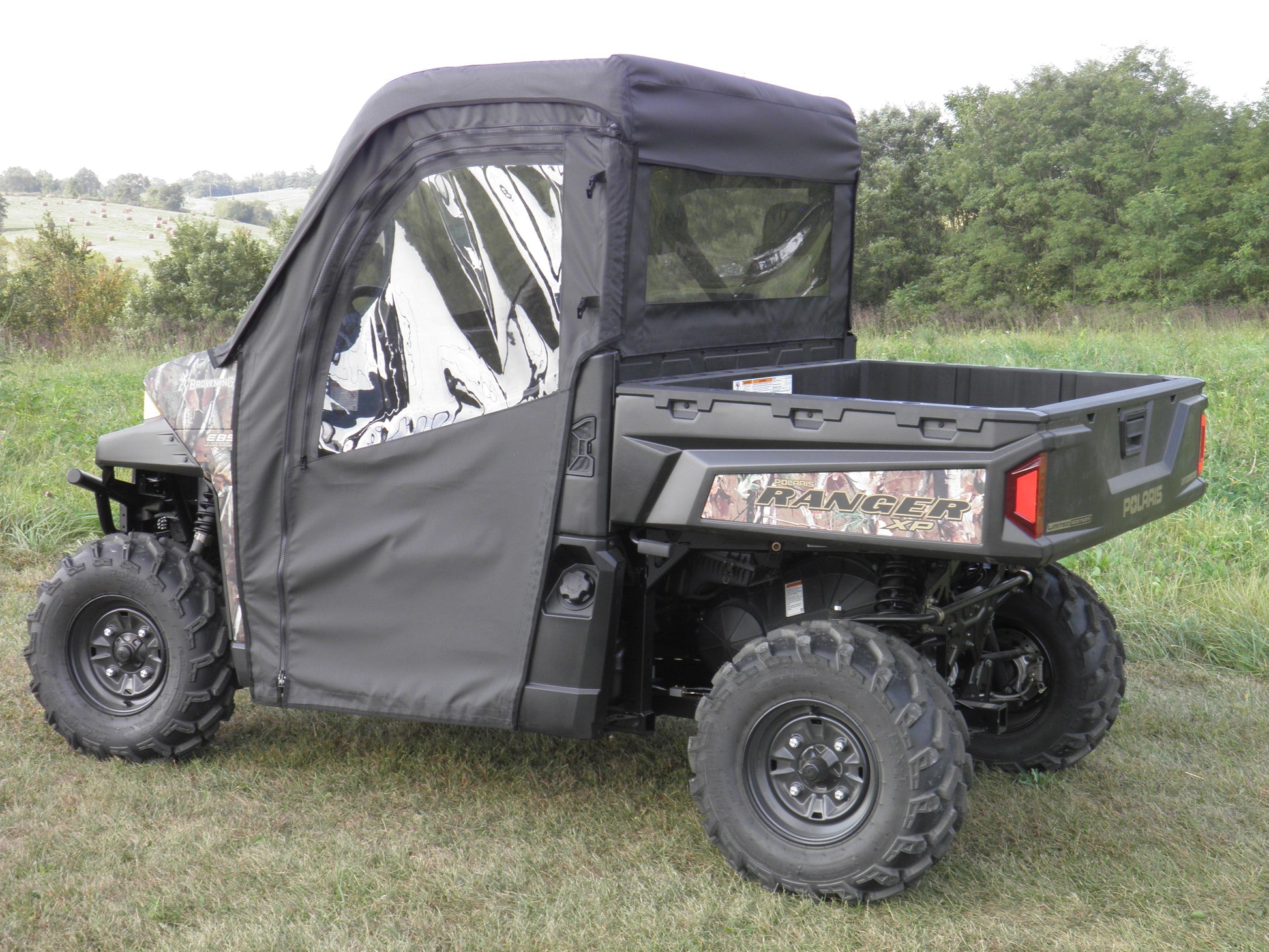 Polaris Ranger 900-1000 - Full Cab Enclosure w- Vinyl Windshield - 3 Star UTV