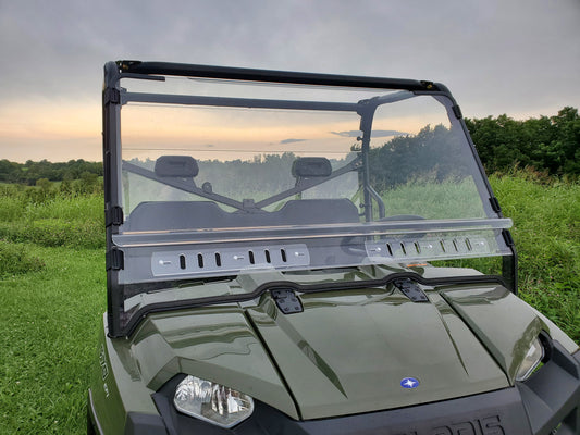 Polaris Ranger Crew 1000 - 2 Pc Scratch-Resistant Windshield - 3 Star UTV