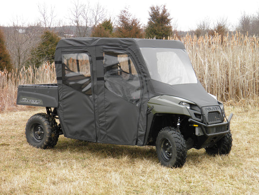 Polaris Ranger Crew 570 Full Cab Enclosure with Vinyl Windshield - 3 Star UTV