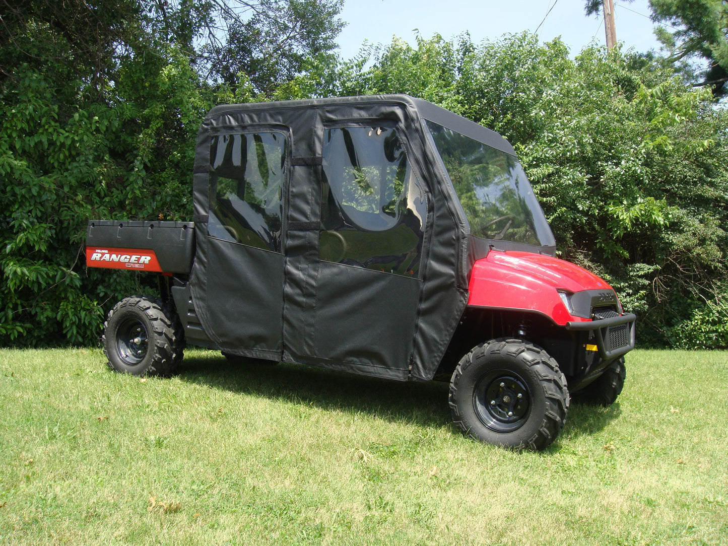 Polaris Ranger Crew 700 (2008-2009) Full Cab Enclosure with Vinyl Windshield - 3 Star UTV