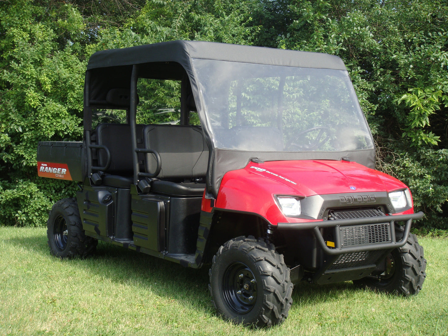 Polaris Ranger Crew 700 (2008-2009) Vinyl Windshield-Top-Rear Combo - 3 Star UTV