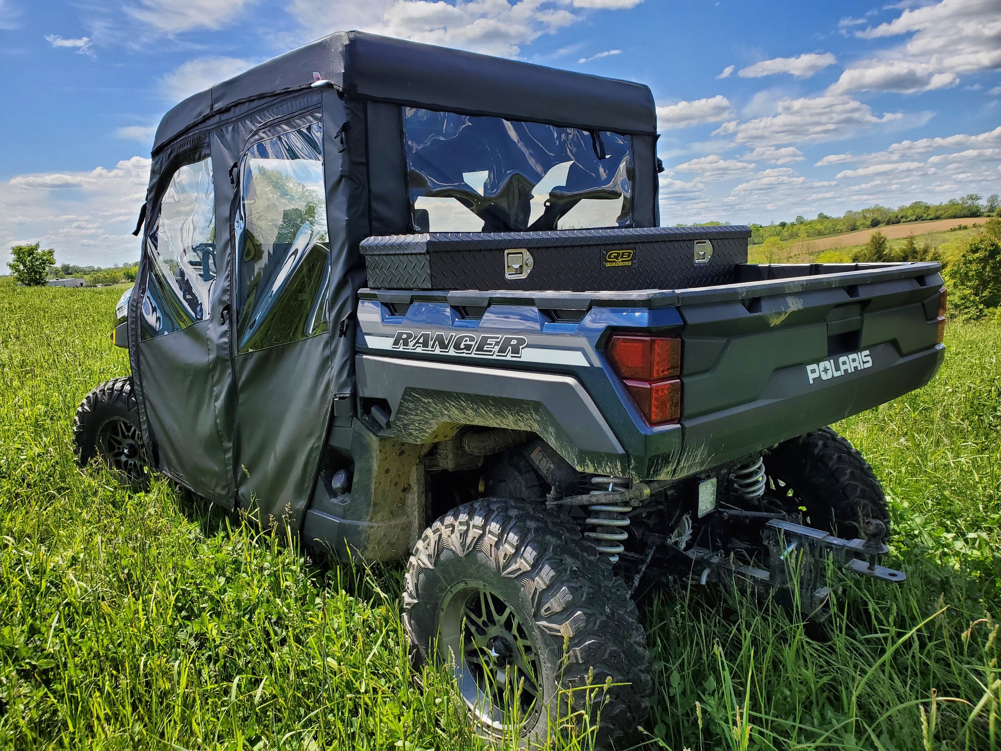 Polaris Ranger Crew XP 1000- Full Cab Enclosure For Hard Windshield - 3 Star UTV