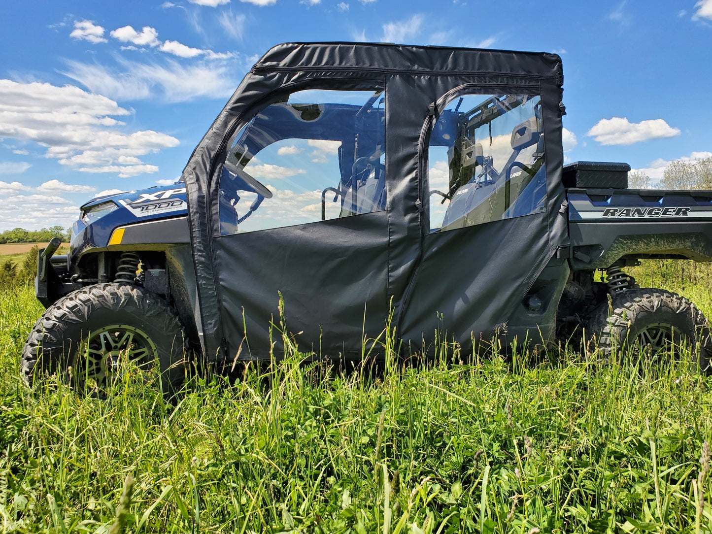 Polaris Ranger Crew XP 1000- Full Cab Enclosure For Hard Windshield - 3 Star UTV