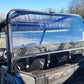 Polaris RZR 900 -1 Pc Lexan Back Panel w-Vent & Clamp Options - 3 Star UTV