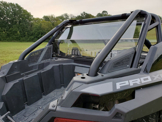 Polaris RZR PRO XP- 1 Pc Lexan Back Panel w- Quick Install Straps - 3 Star UTV